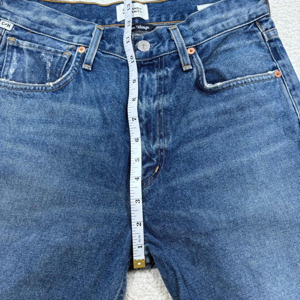 Citizens of Humanity Libby Bootcut Flare Distressed Ripped Jean Size 26 Med Wash - Picture 4 of 8